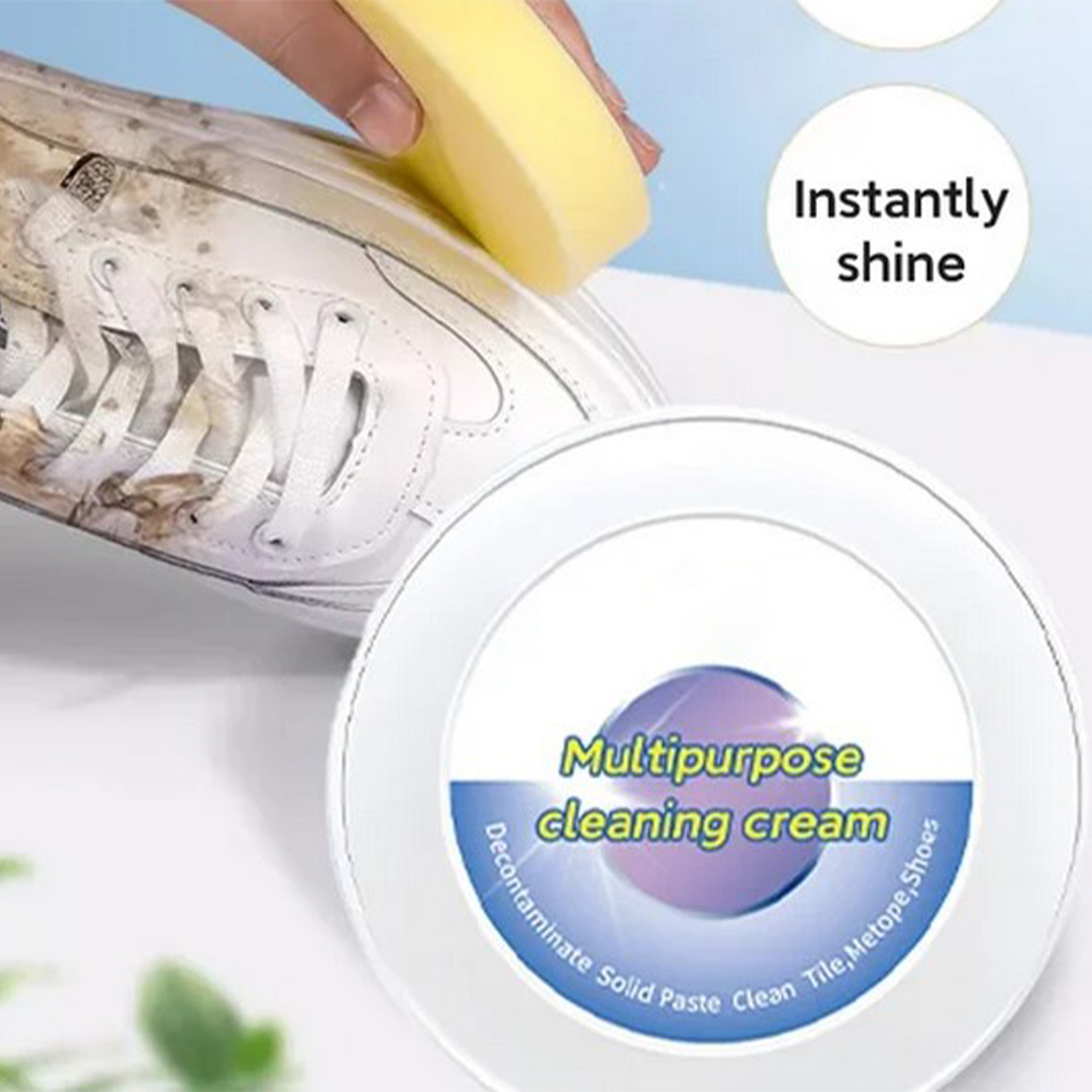 Multi-Purpose Cleaning Cream for Stain Removal and Surface Cleaning