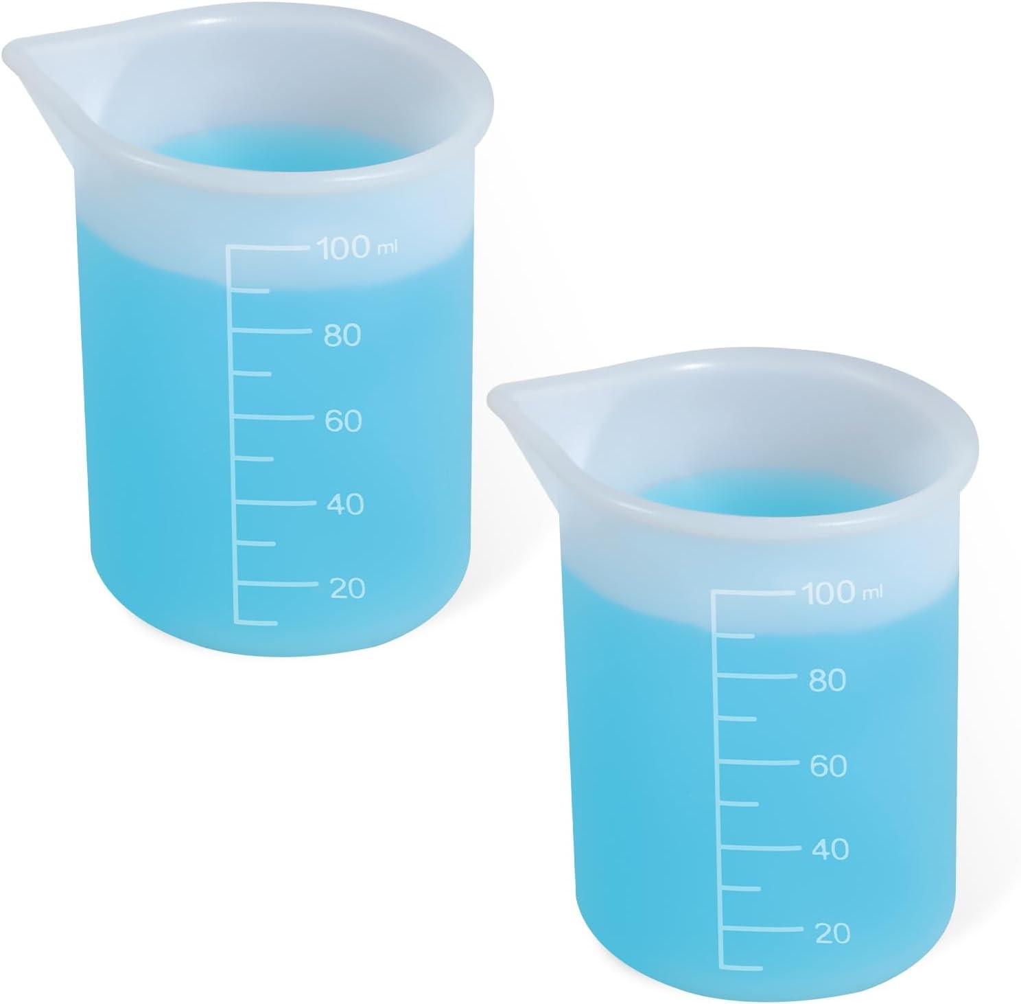 2Pcs Silicone Laundry Detergent Cup, Laundry Detergent Measuring Cup, Silicone
