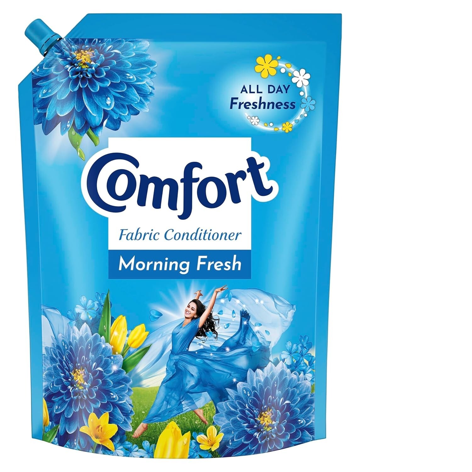 Comfort Morning Fresh Fabric Conditioner 2 L Refill Pack, After Wash Liquid