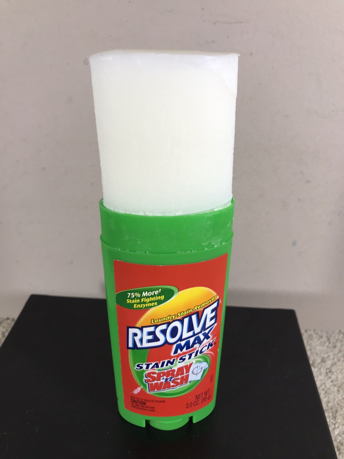 Spray ‘n Wash Resolve MAX Laundry Stain Stick Stain Remover 3 oz ~80% Full