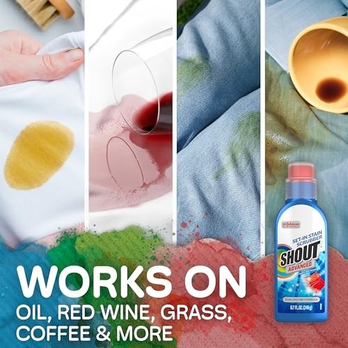 Stain Remover Gel 8.7oz Built-in Scrubber Brush for Clothes Laundry Ultra