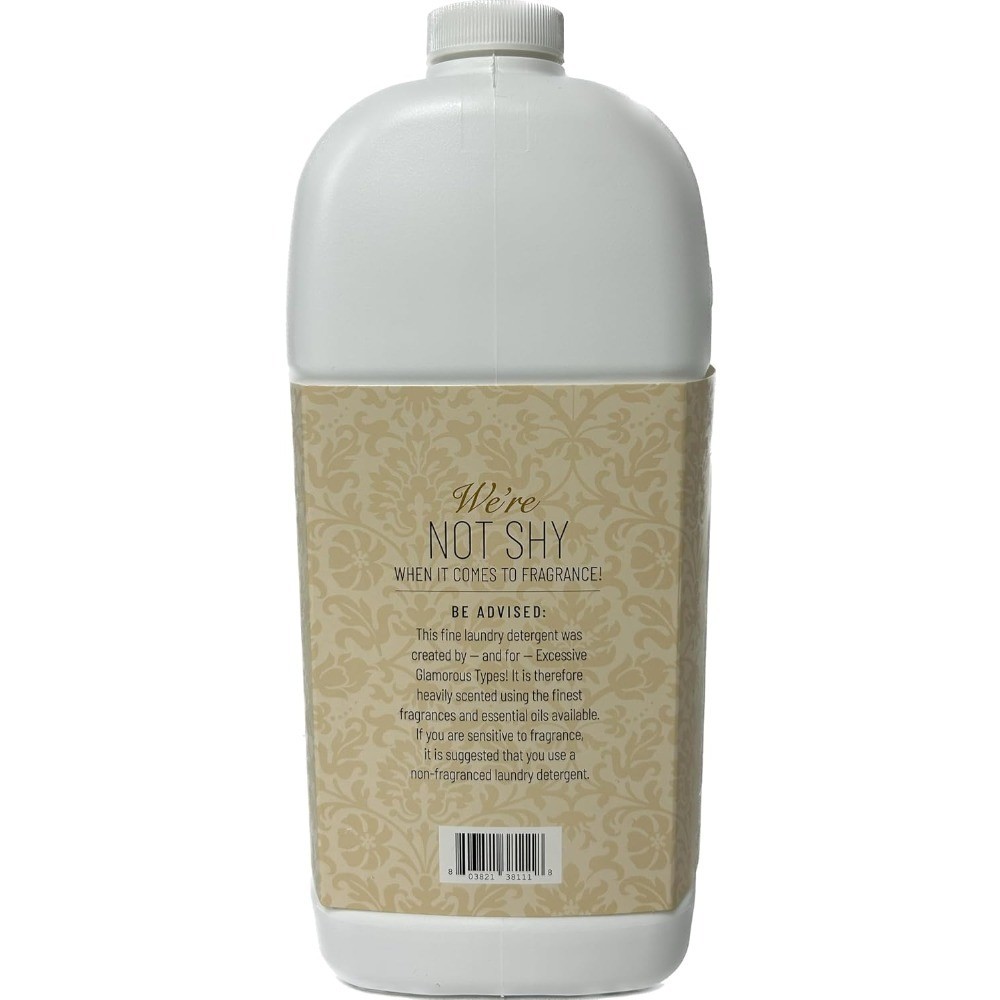 Laundry Detergent Glam Wash Scent 1 Gallon 128 Fl Oz Diva