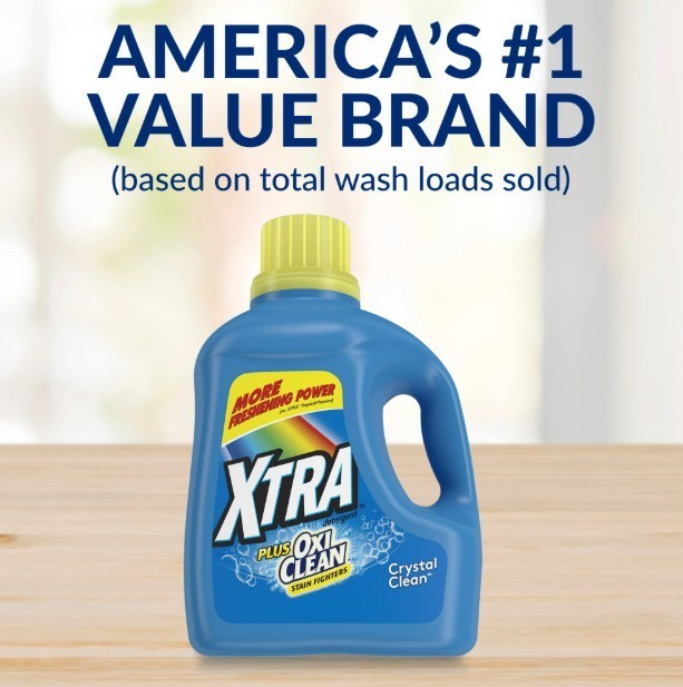 Xtra Plus OxiClean, 131 Loads Liquid Laundry Detergent, 203.1 fl oz