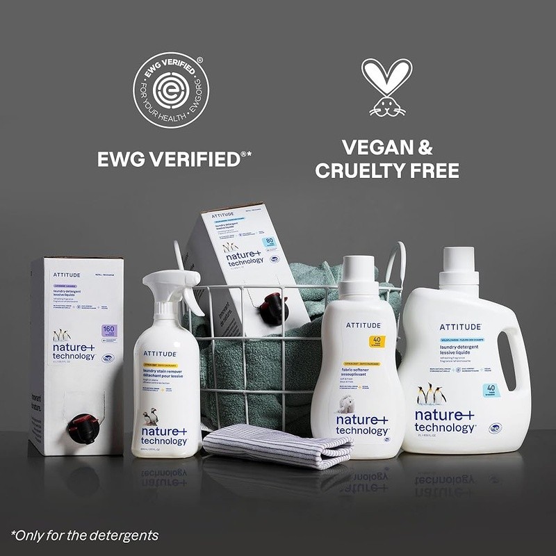 Natural Laundry Detergent EWG Verified Vegan Summer Berries Liquid 80 Loads New