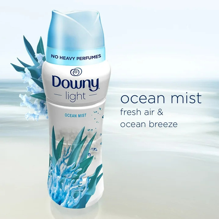 Downy Light Laundry Scent Booster Beads Ocean Mist Scent 24 oz