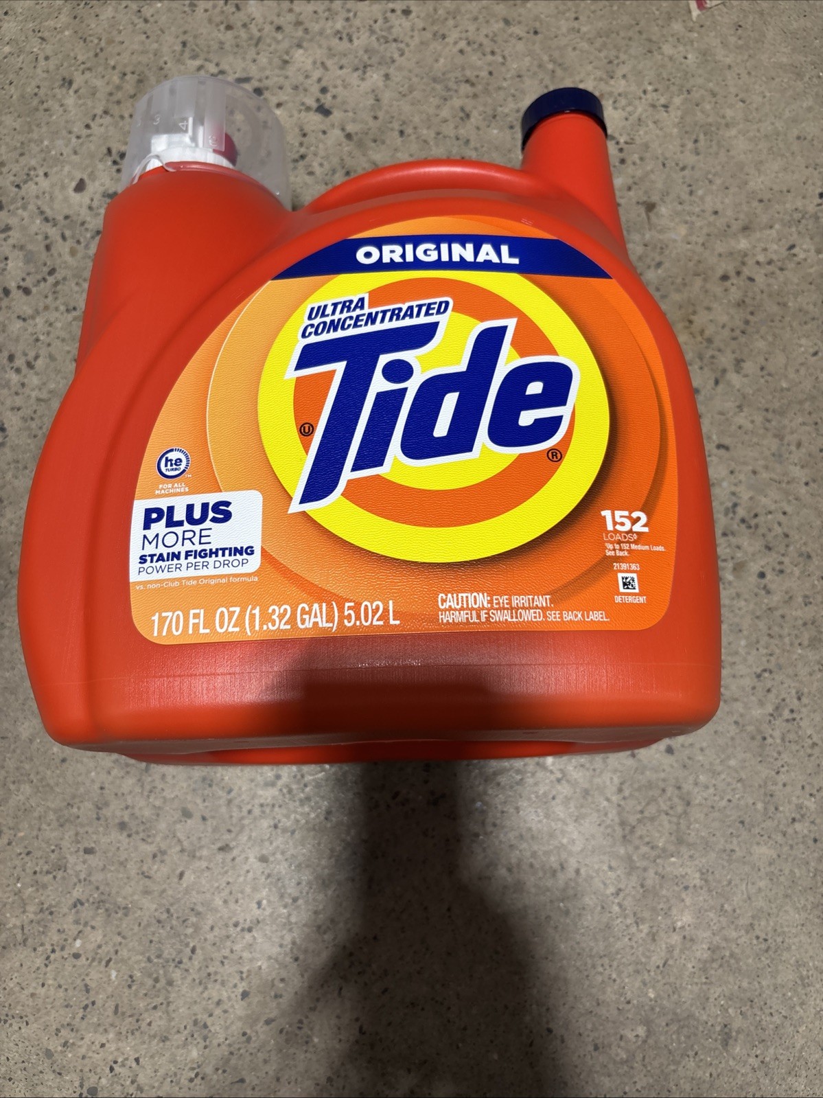 Tide Liquid Laundry Detergent, Original, 152 loads, 170 fl. oz.