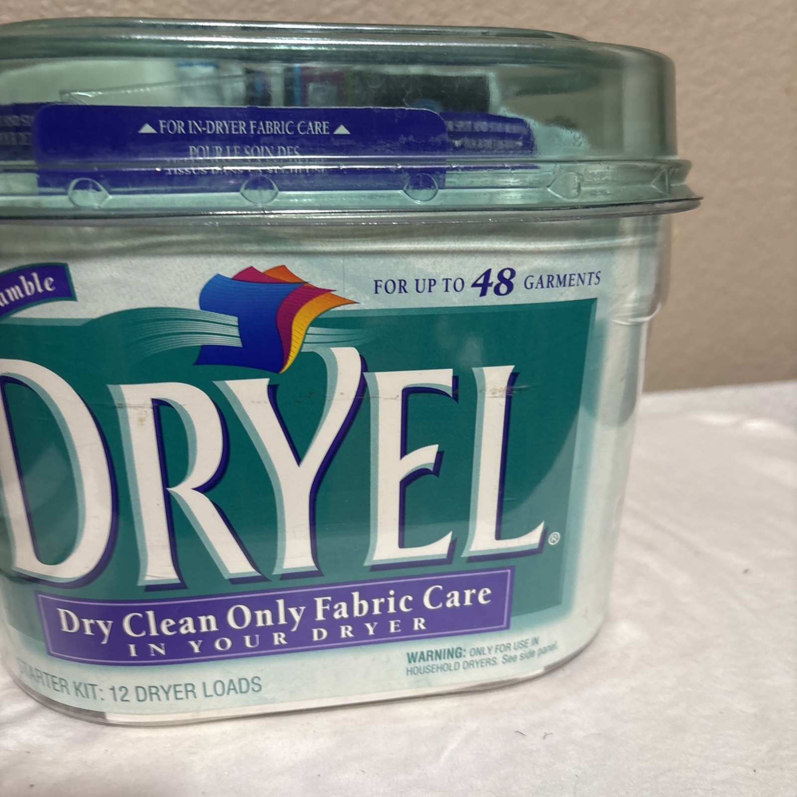 Dryel At Home Dry Cleaner Only Fabric Care in Your Dryer 12 loads 48 Garments