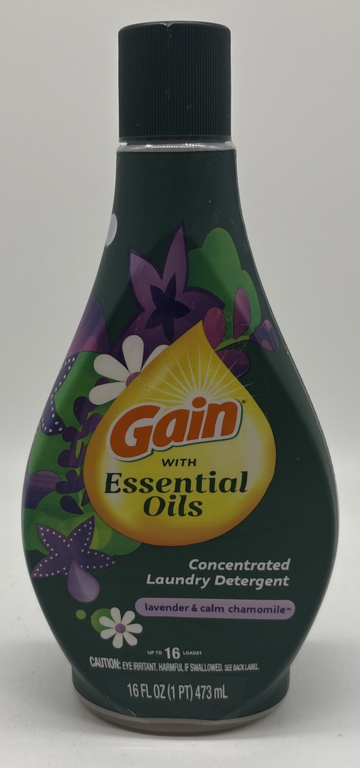 Gain Concentrated Laundry Detergent Lavender & Calm Chamomile 16 Fl Oz