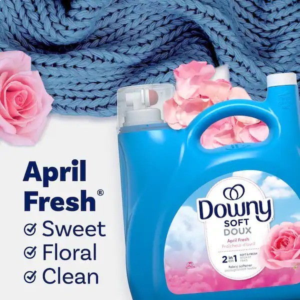 Downy Ultra April Fresh Scent Soft & Fresh Liquid Fabric Softener 190Loads 140oz