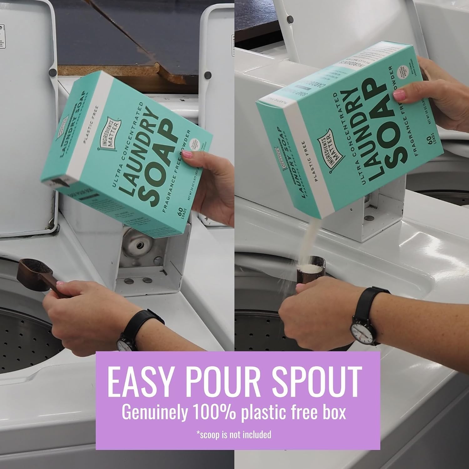 Powder Laundry Soap – Fragrance Free, Hypoallergenic Detergent, Natural & Eco…