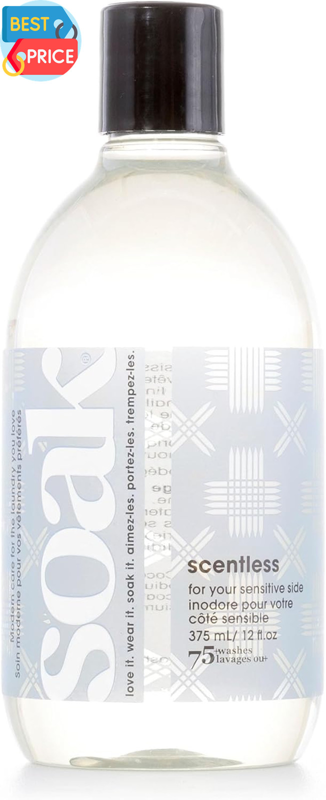 Wash – Scentless 12 Oz Laundry Detergent