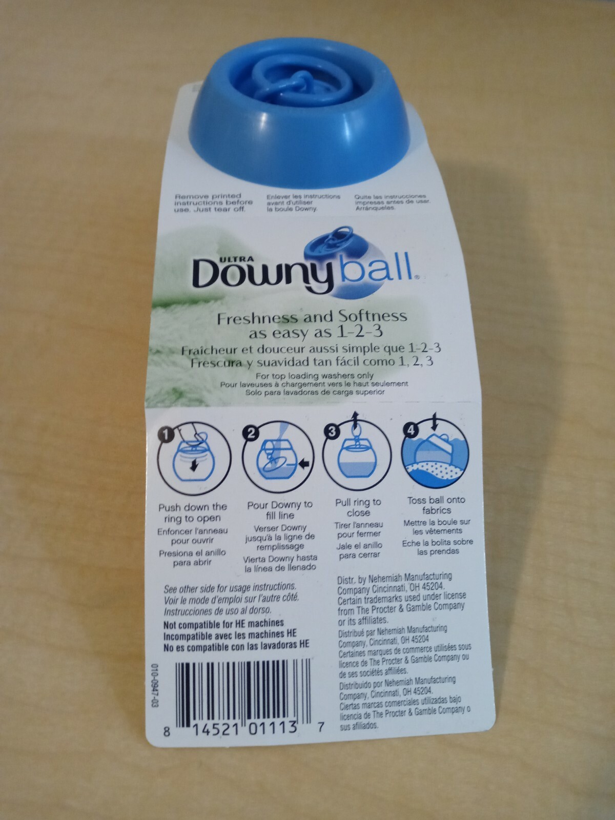 Downy Ball, Liquid Fabric Softener Dispenser