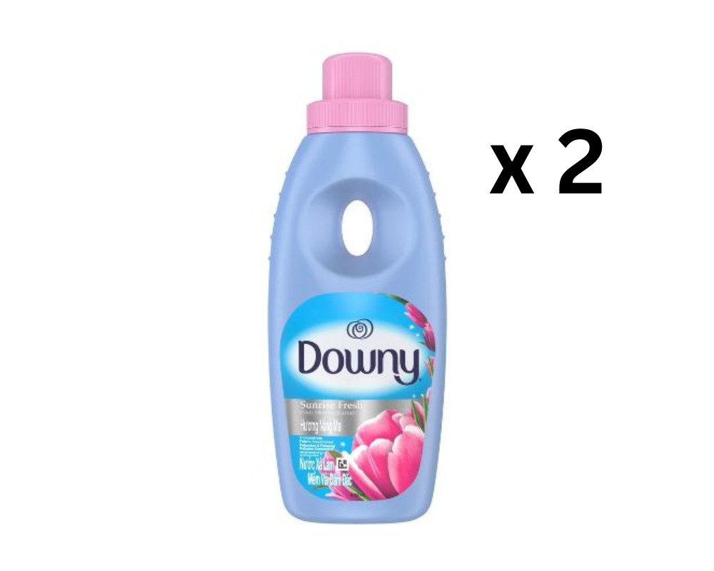 Downy Sunrise Fresh Concentrate Fabric Conditioner 400ml Fabric Softener ( x2 )