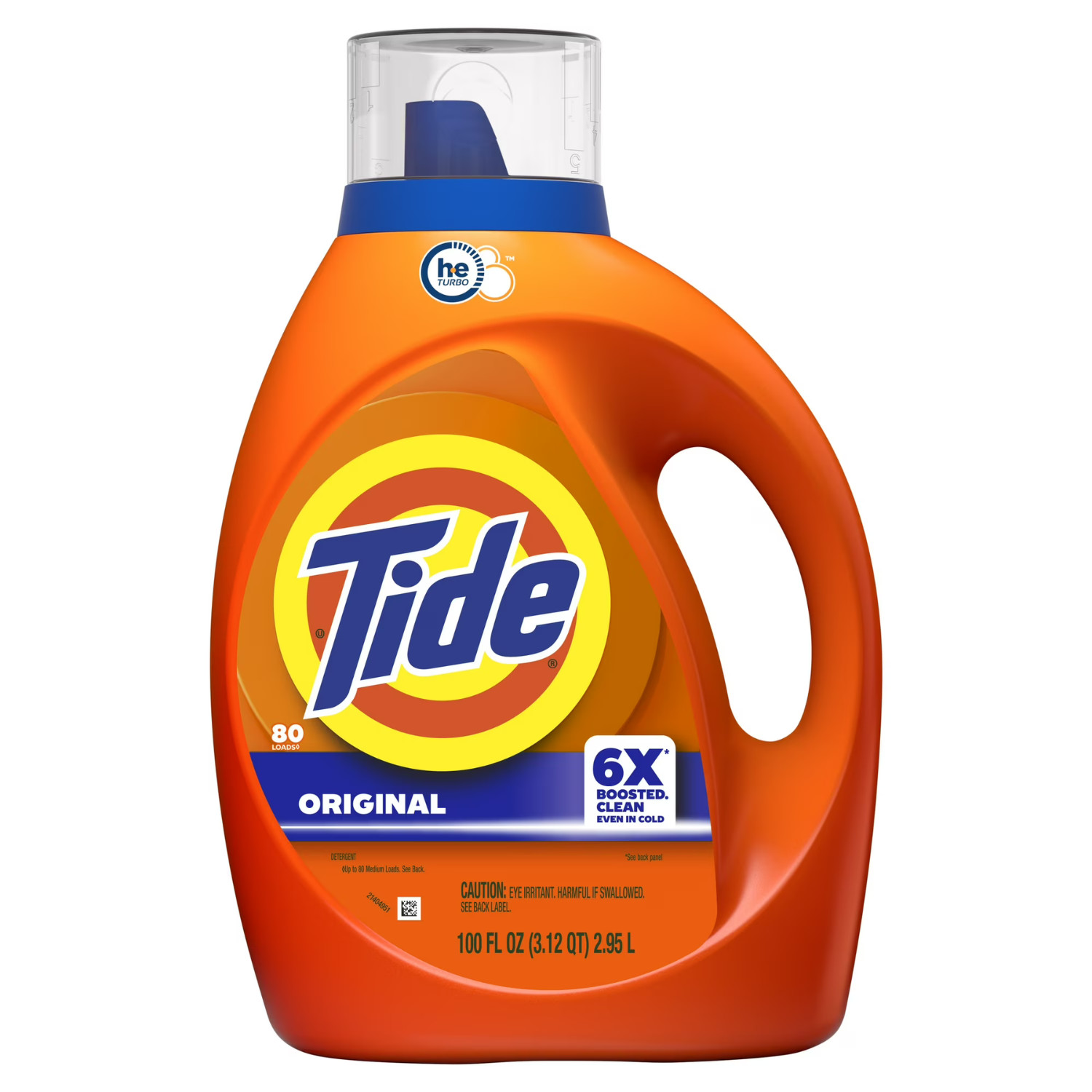 2 Pack Tide Liquid Laundry Detergent 6X Cleaning Power Original 100oz 80 Loads