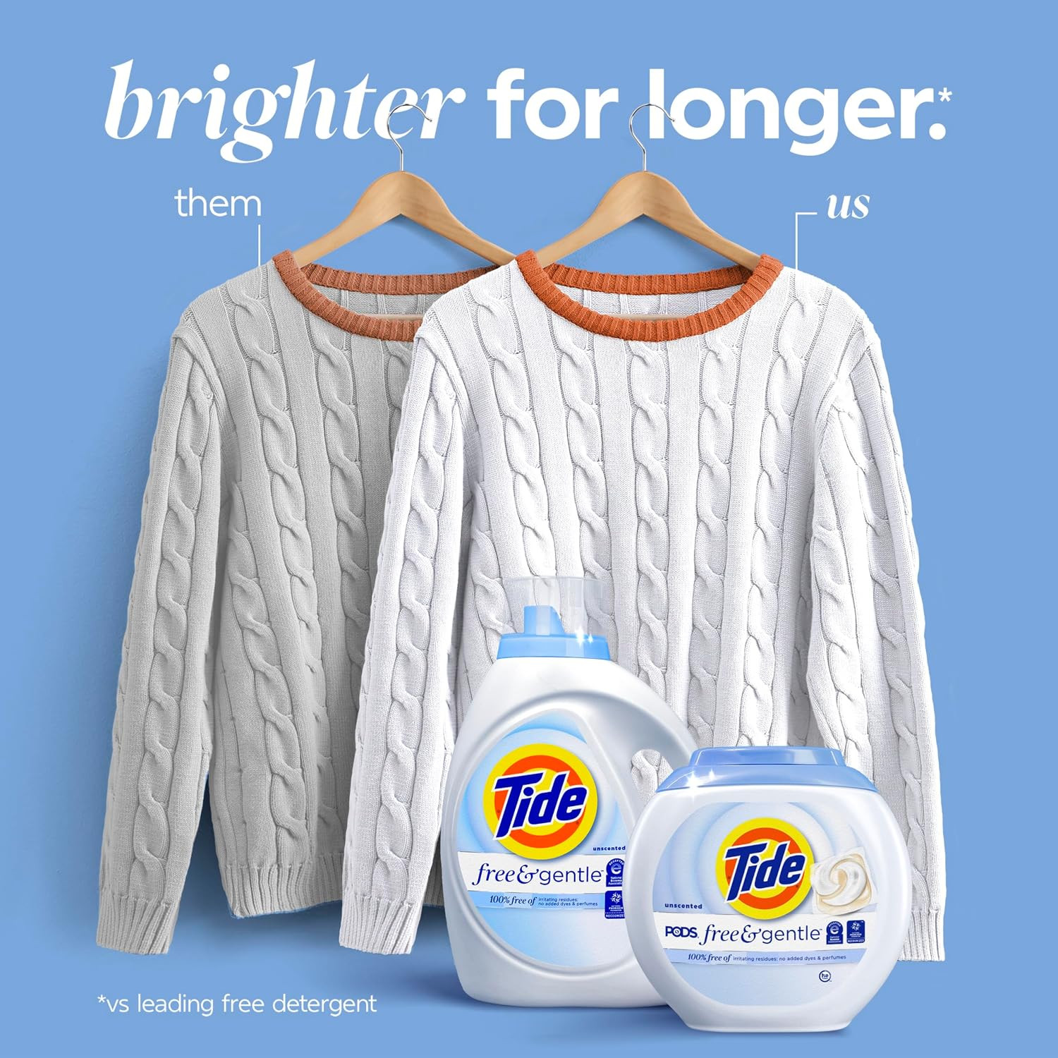 Tide PODS Free & Gentle Laundry Detergent Soap Pacs, 112 Count, Tide PODS Laundr