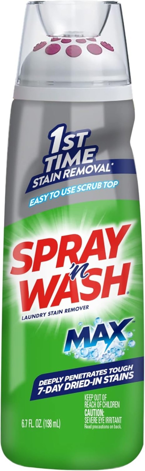 6.7 oz Max Gel Laundry Pre-Treat Stick – First-Time Stain Removal Formula