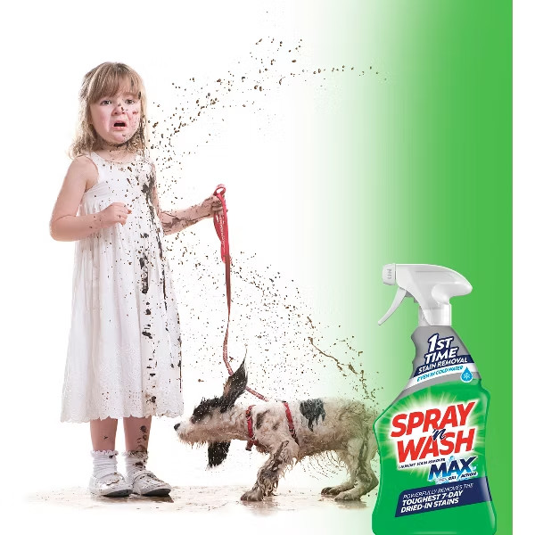 Spray ‘n Wash Max – Trigger 22oz: Stain Remover, Bleach-Free, Fresh Scent