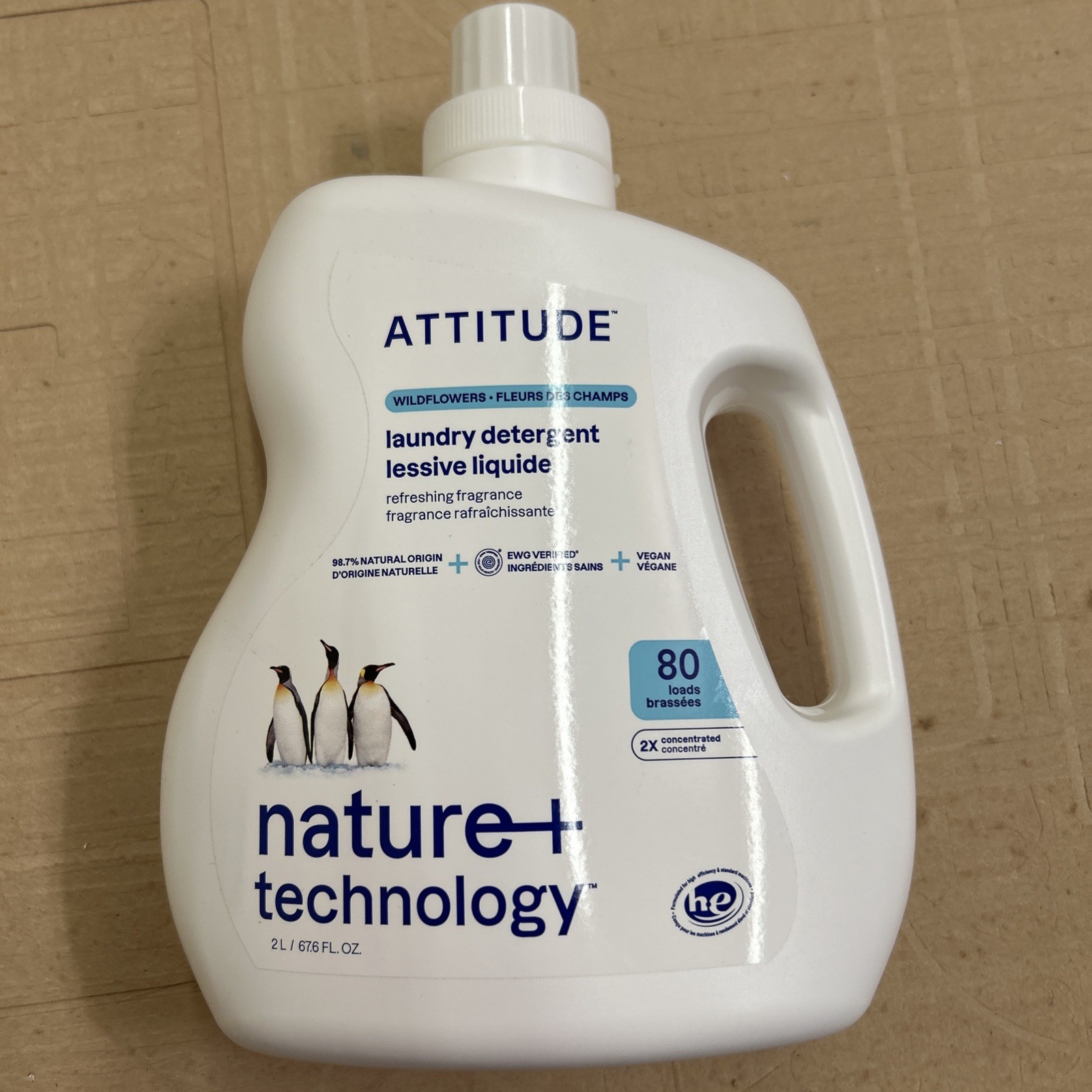 ATTITUDE Liquid Laundry Detergent, EWG Verified, HE Compatible, Plant-Based …