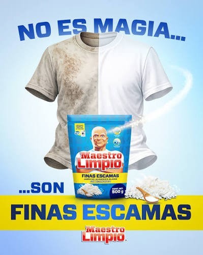 2xMaestro Limpio Finas Escamas Mexican Laundry Soap Flakes Bicarbonato 500g Bags
