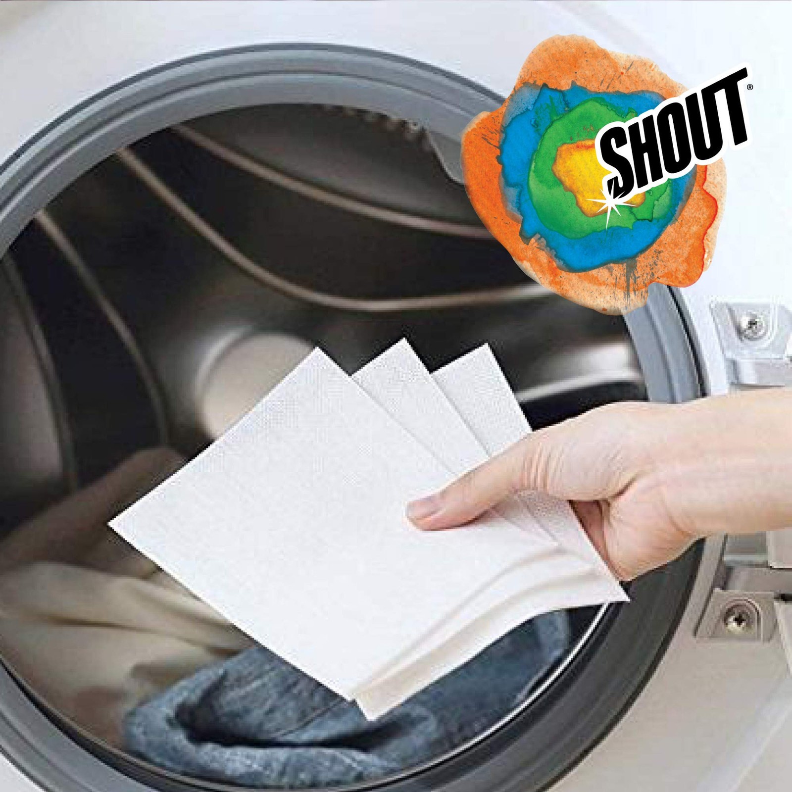 Shout Color Catcher Sheets for Laundry, Allow Mixed 24 Count (Pack of 2), Red