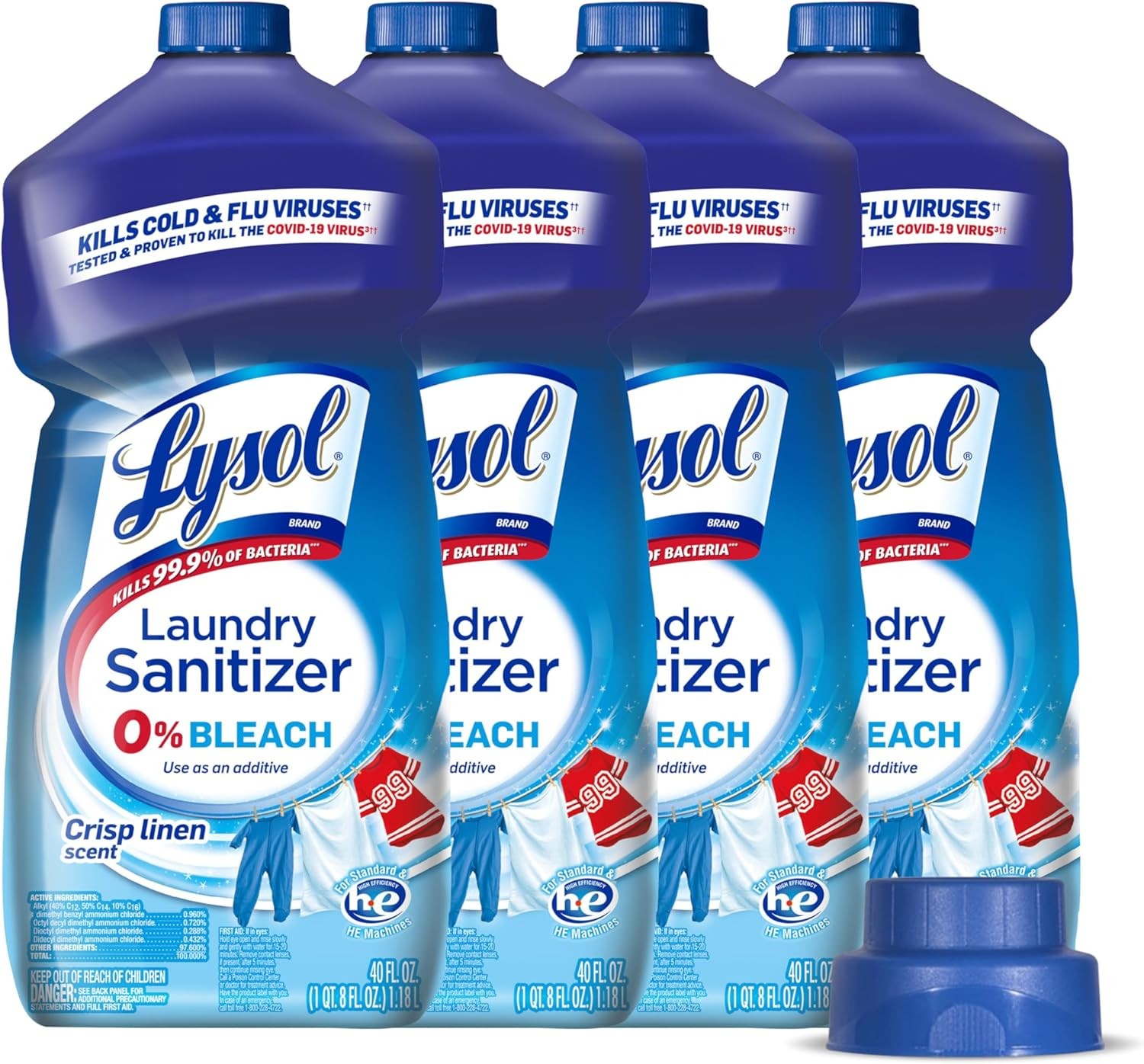 Disinfectant Laundry Sanitizer Laundry Detergent Additive Color Safe Bleach