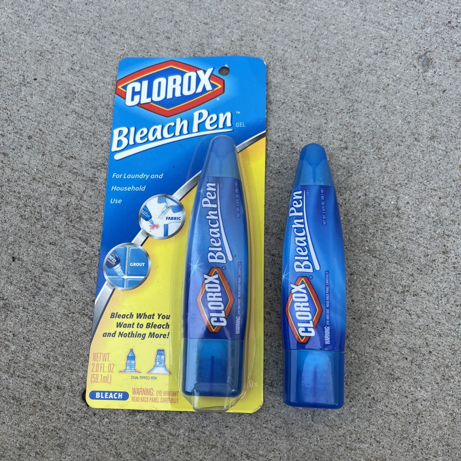 Clorox Bleach Pen Gel For Whites Dual Tipped 2 Oz 2002 Discontinued Sealed NIP