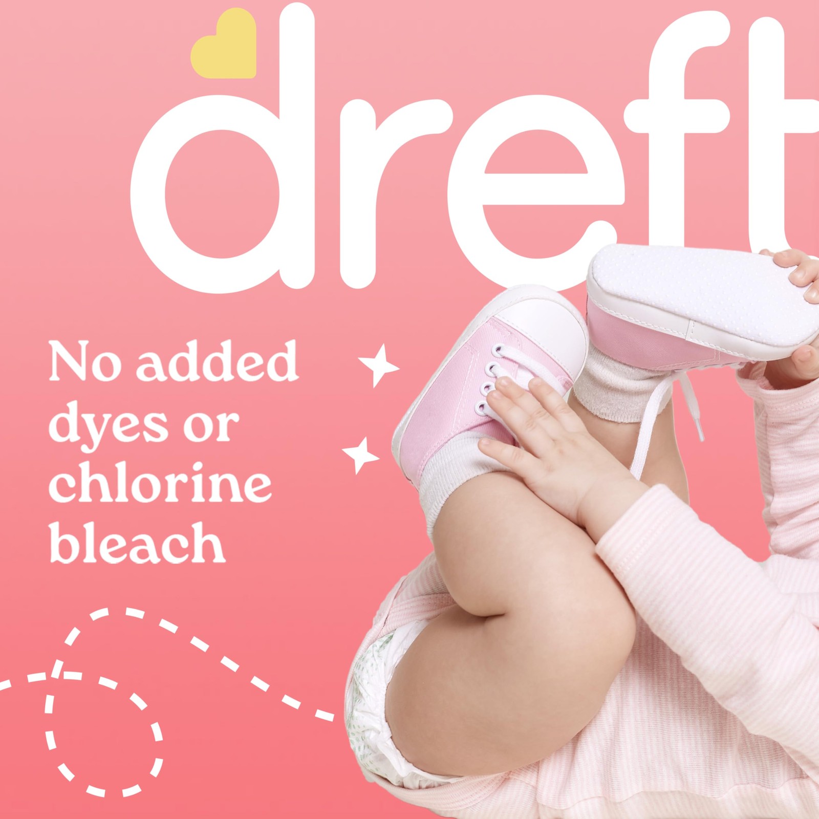 Dreft Baby Liquid Laundry Detergent, Gentle on Sensitive Skin Laundry Soap, 42