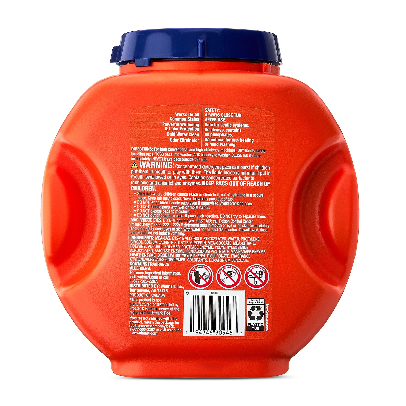 Premium Clean Laundry Pacs, Original Scent, 76 Count
