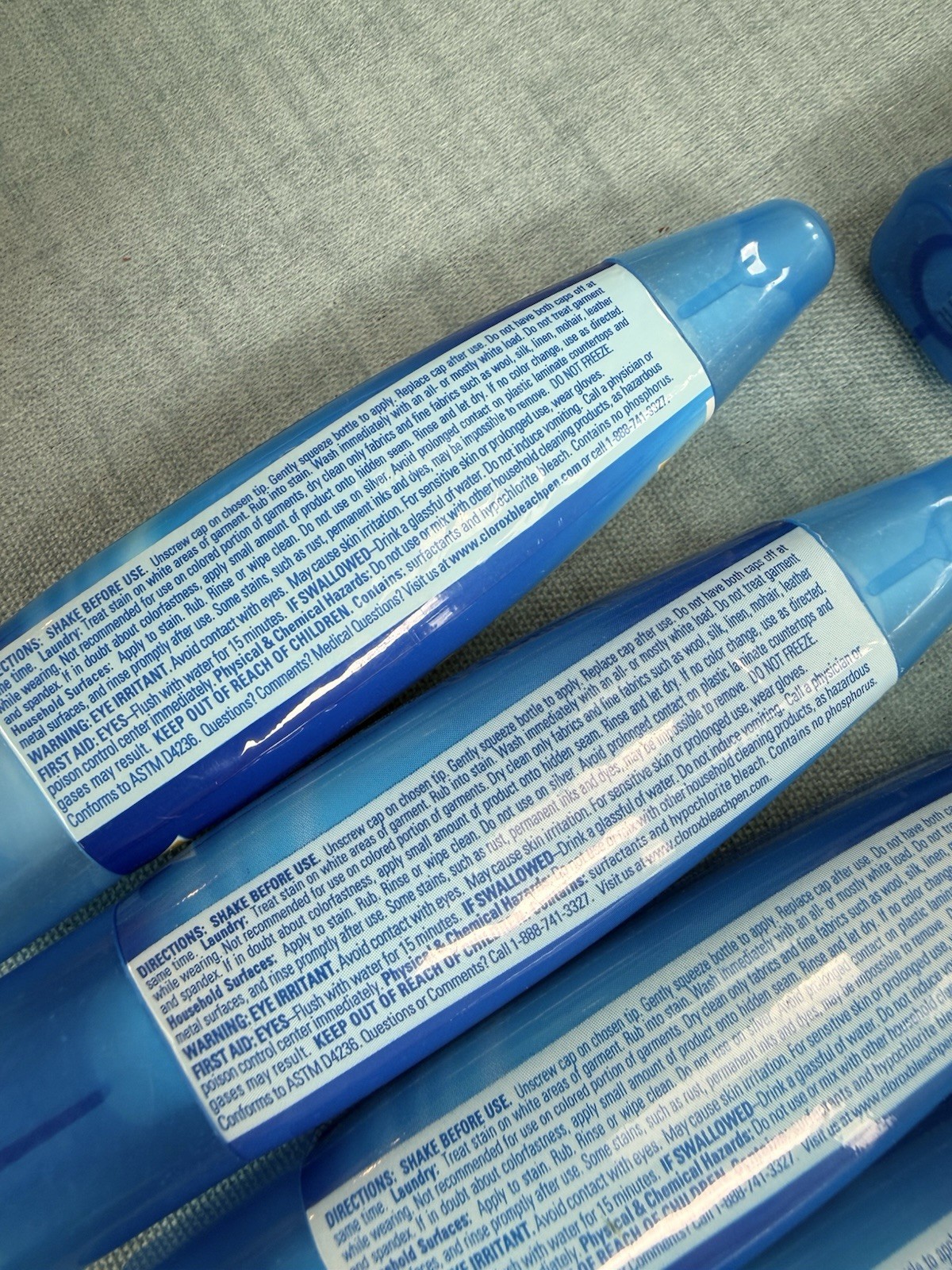 Clorox Bleach Pens Lot Of 7 Gel Laundry Bathroom Kitchen Scrub Dual Tip