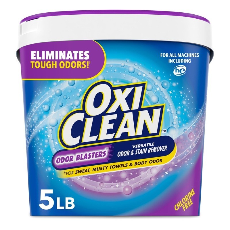 Oxygen Stain Odor Remover Powder Laundry Booster Multi Surface Cleaner 5lb New