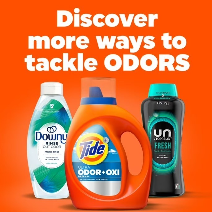 Tide Ultra Oxi Liquid Laundry Detergent Odor Defense 148 oz 105 Loads, HOT DEAL