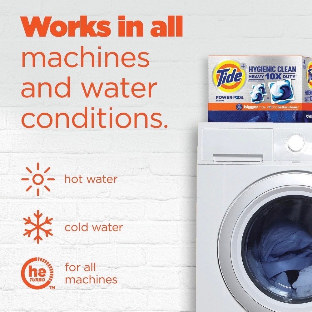 Tide Power PODS with Febreze Laundry Detergent Pacs Spring & Renewal 72 ct