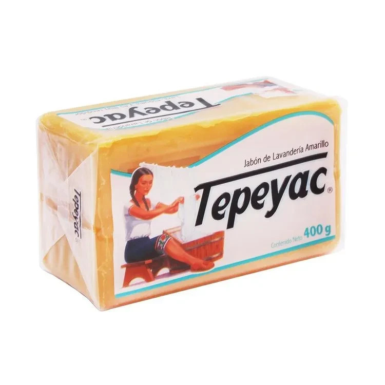 Tepeyac Jabón de Barra 🧼 400g / Tepeyac Laundry Soap Bar 14.01oz 100% MEXICAN