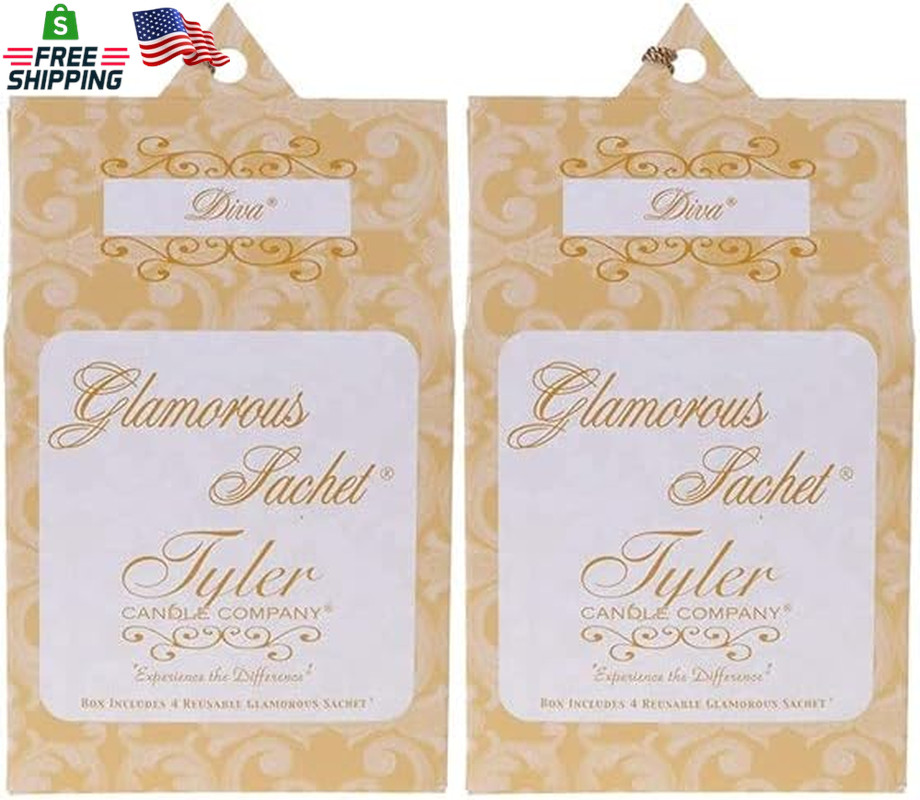 Diva Dryer Sachets Pack of 2 Reusable Fabric Freshener