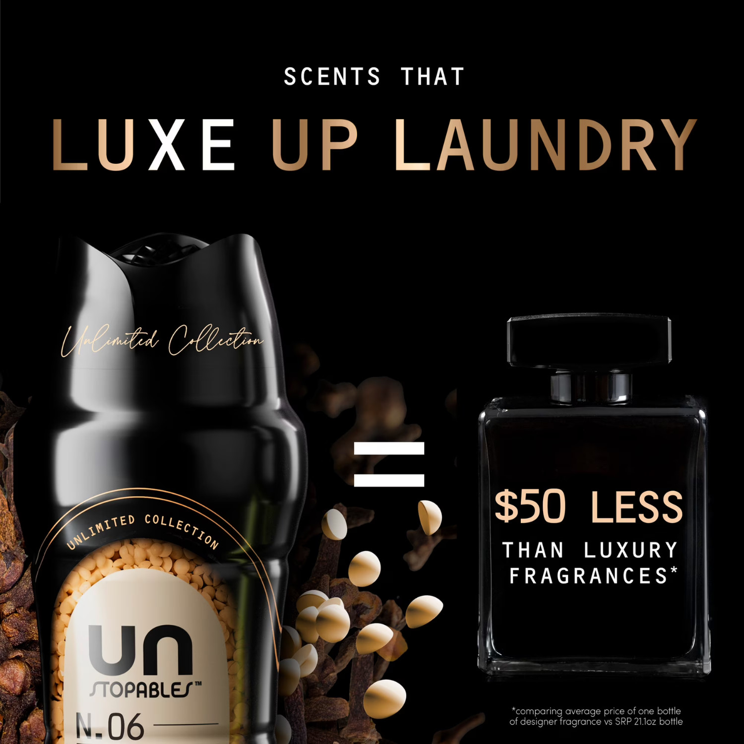 Downy Unstopables Unlimited Collection No.06 Gold Scent Booster Beads 2, 2 Pack