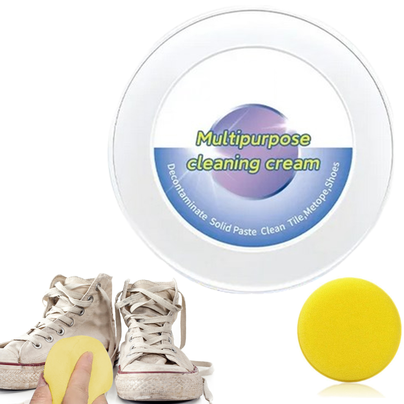 Multi-Purpose Cleaning Cream for Stain Removal and Surface Cleaning