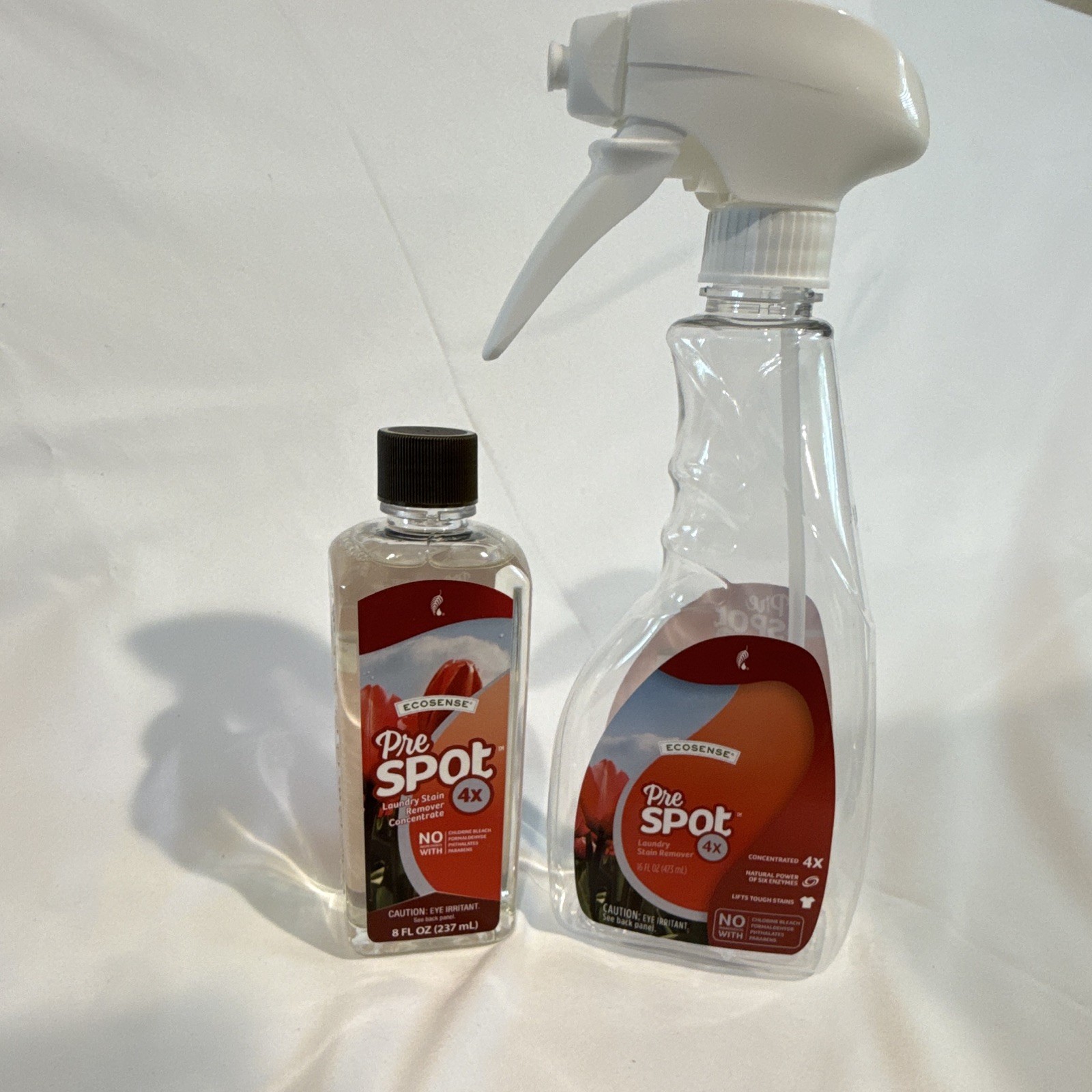 EcoSense PreSpot 4X Laundry Stain Remover 8 fl oz 2 Pack + Spray