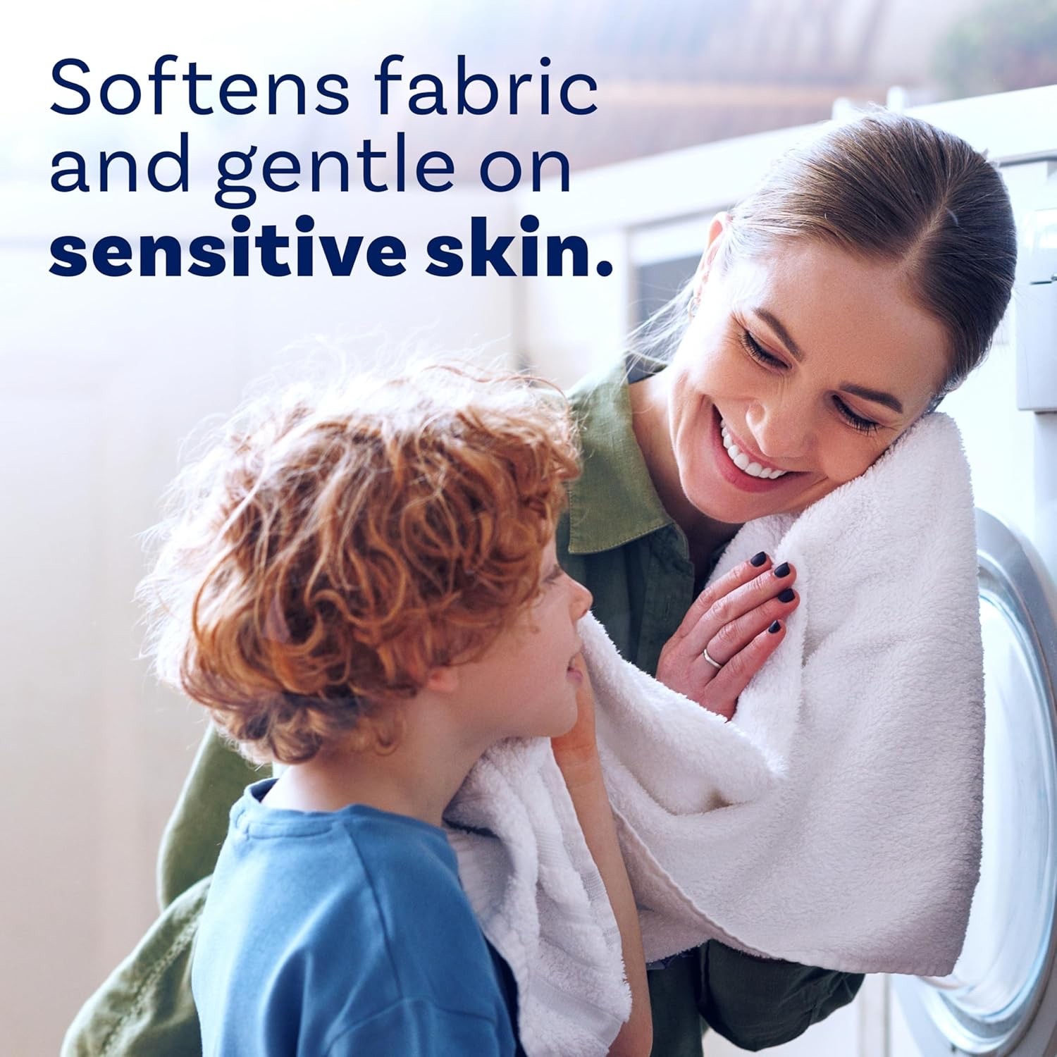 Downy Free & Gentle Liquid Fabric Softener, 44 fl oz, 60 Loads, Hypoallergenic