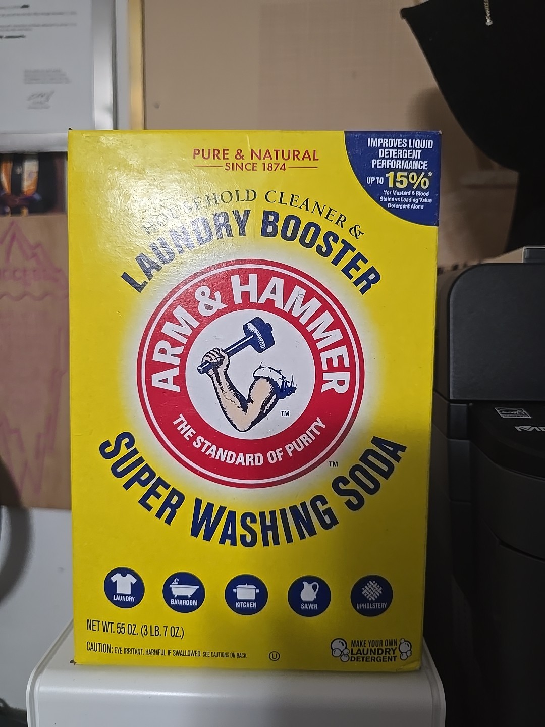 Arm & Hammer Super Washing Soda Detergent Booster – 55 oz