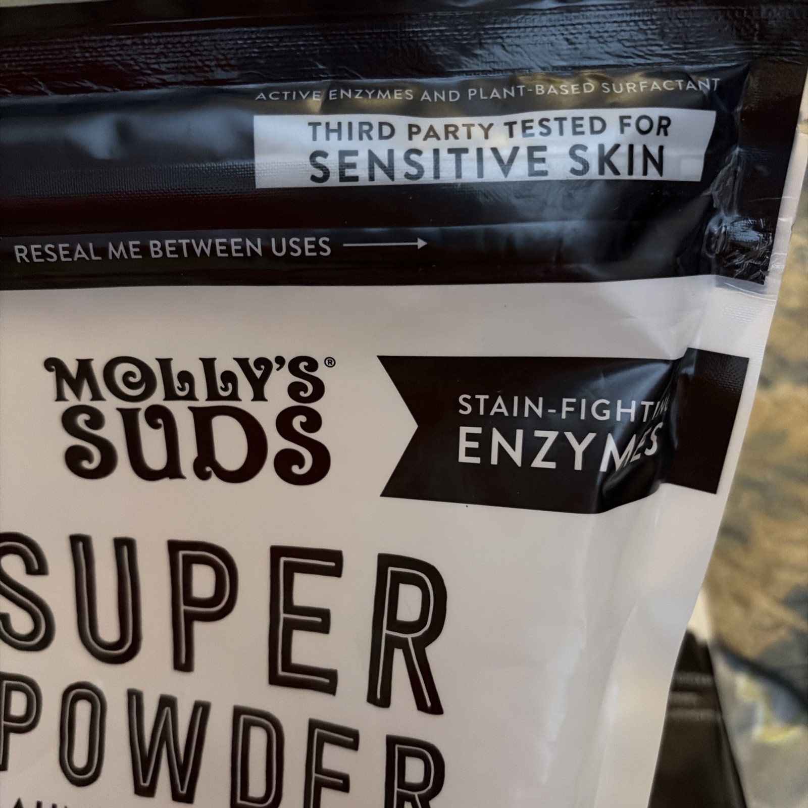 Molly’s Suds Laundry Detergent Powder Unscented 3 Bags/ 60 loads each New