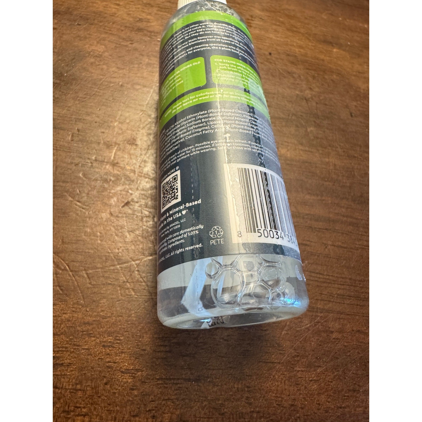 Puracy Stain remover free and clear travel bottle 4 oz. New