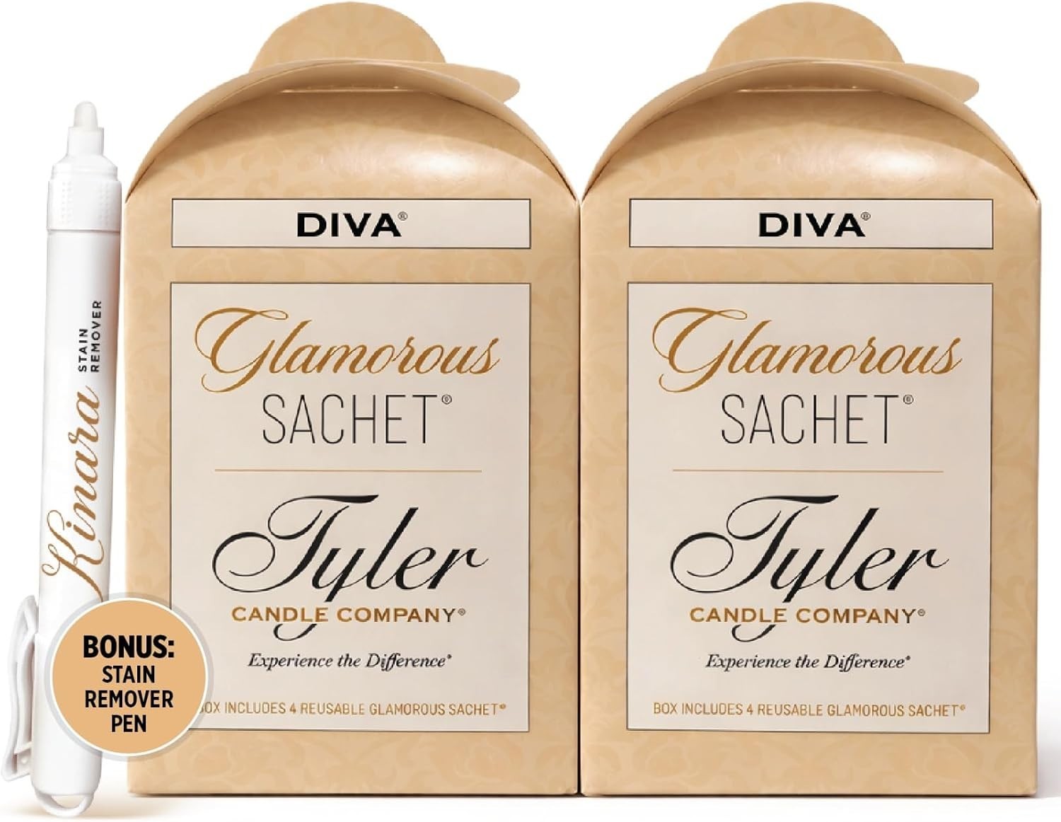 Tyler Diva Glamorous Sachet, Reusable Dryer Sheets, Luxury Home Fragrance Col…