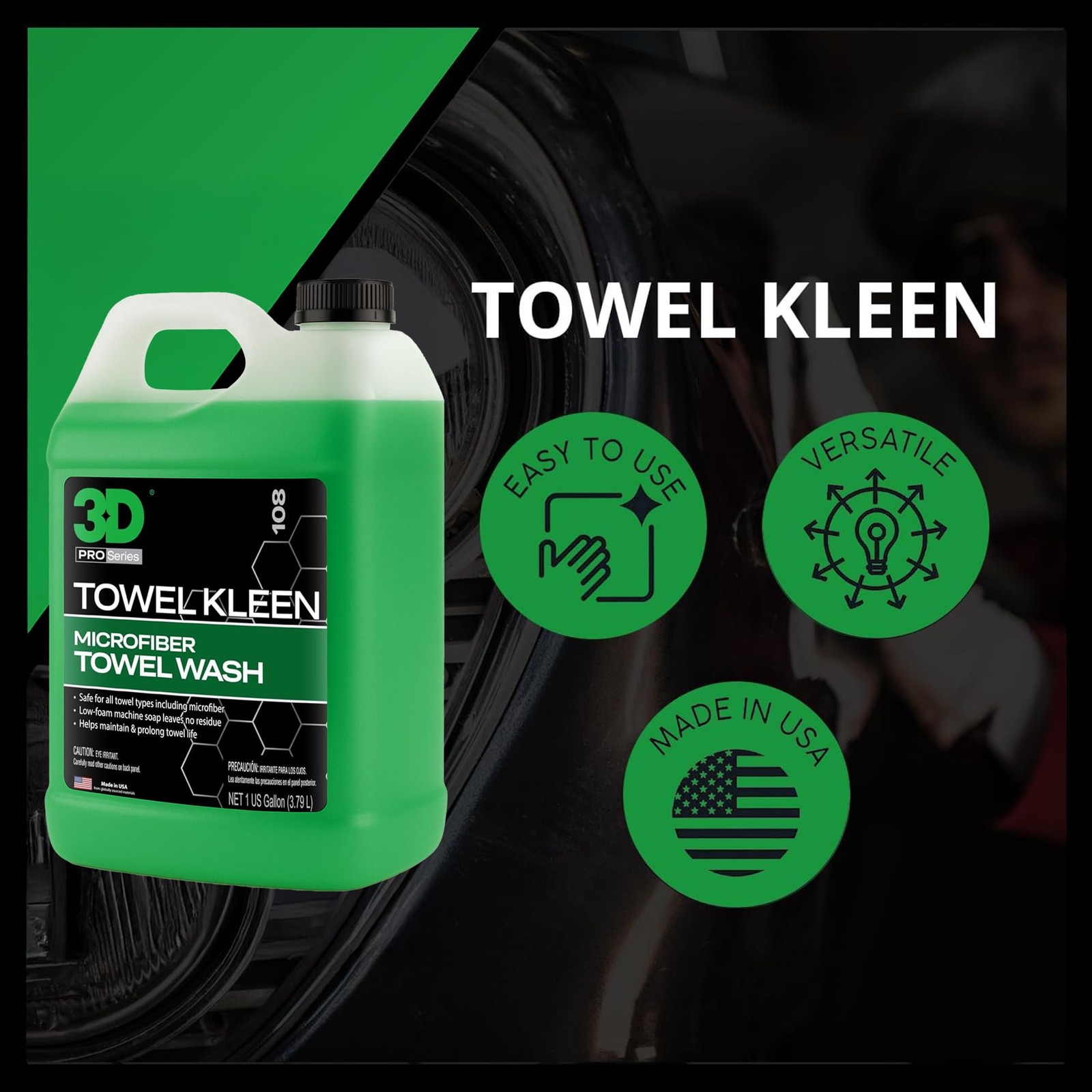 Microfiber Towel Laundry Detergent 128 Fl Oz Effective No Residue Formula
