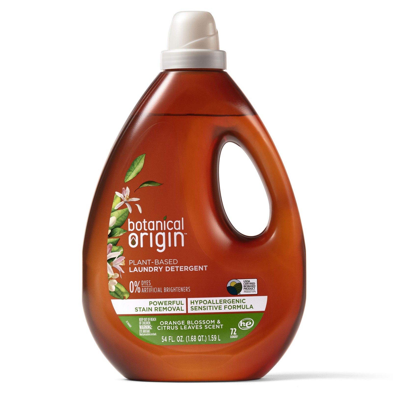 Plant-based Laundry Detergent 54 Oz USDA Certified Bio-based – Tough on Stains
