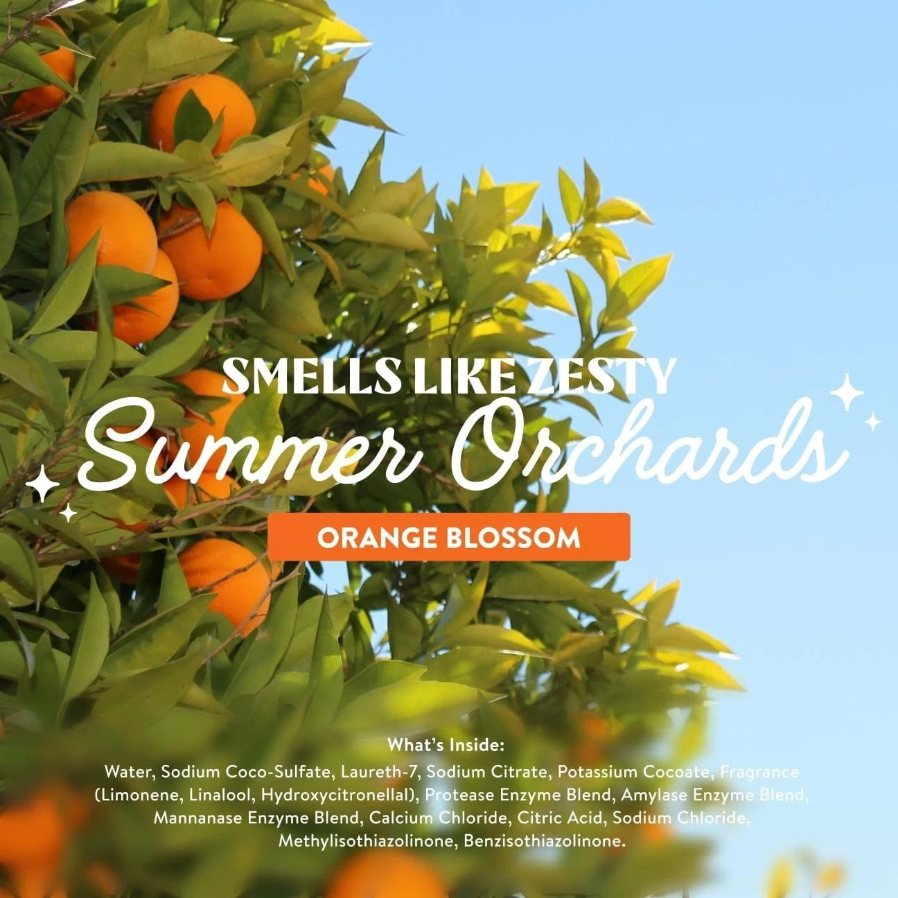 Powerful Orange Blossom Scent Liquid Detergent – 32oz, For HE/Standard Machines