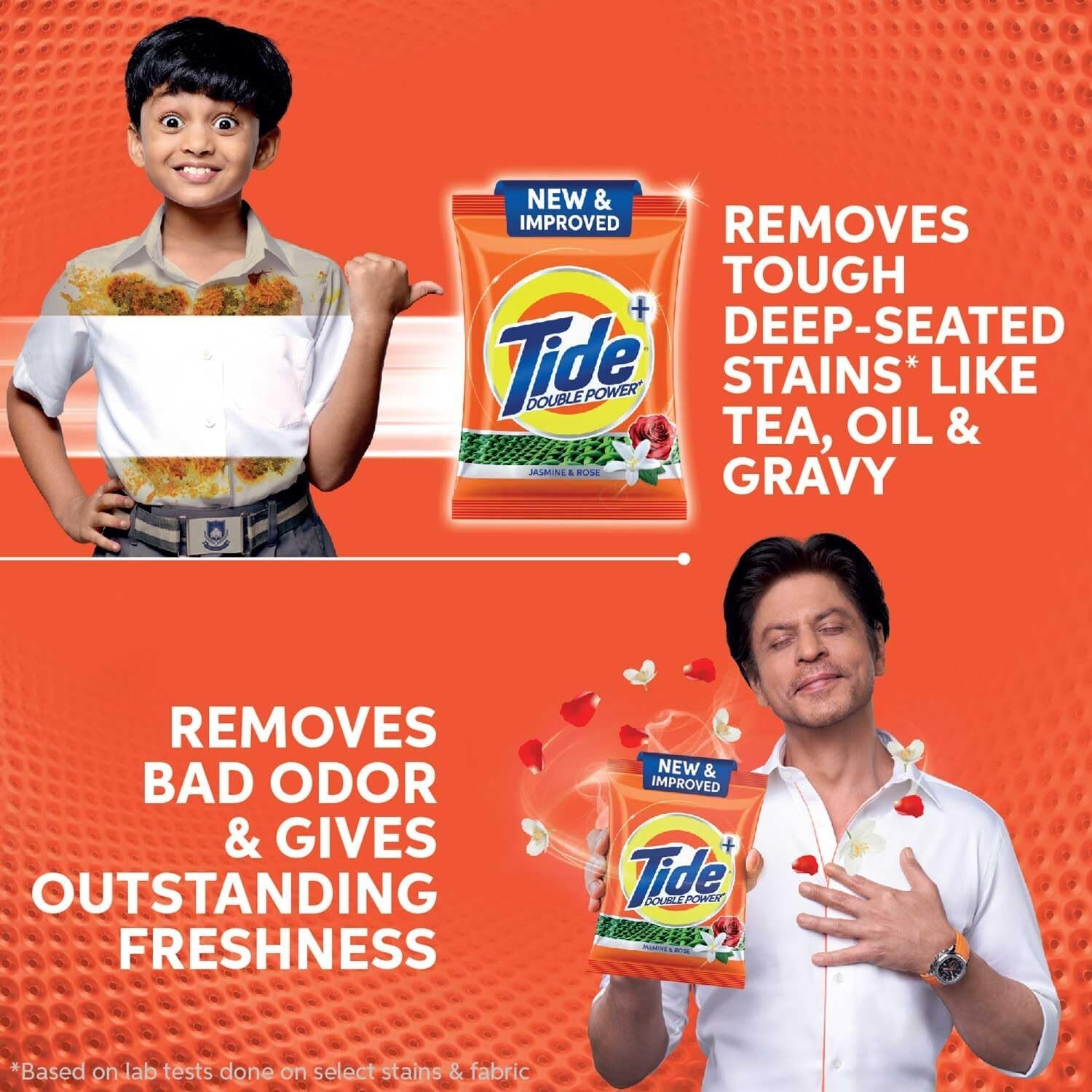 10 kg Tide Extra Power Jasmine and Rose Detergent Washing Powder – 1 kg each