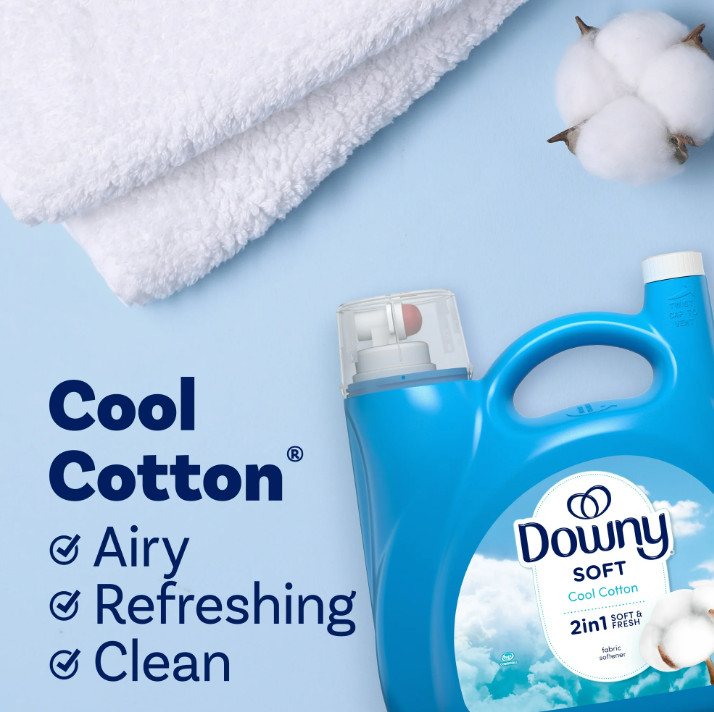 Downy Liquid Laundry Fabric Softener and Conditioner, 140 fl oz, 190 Loads