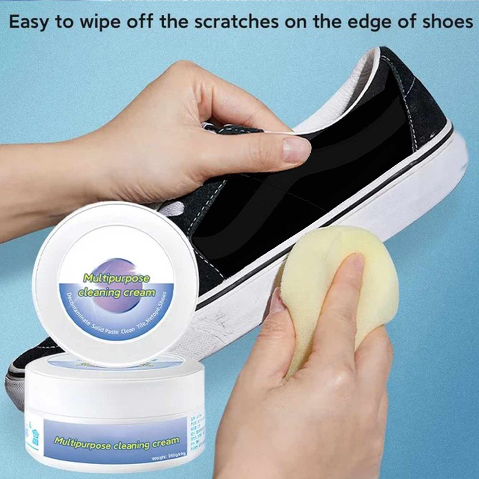 Multi-Purpose Cleaning Cream for Stain Removal and Surface Cleaning