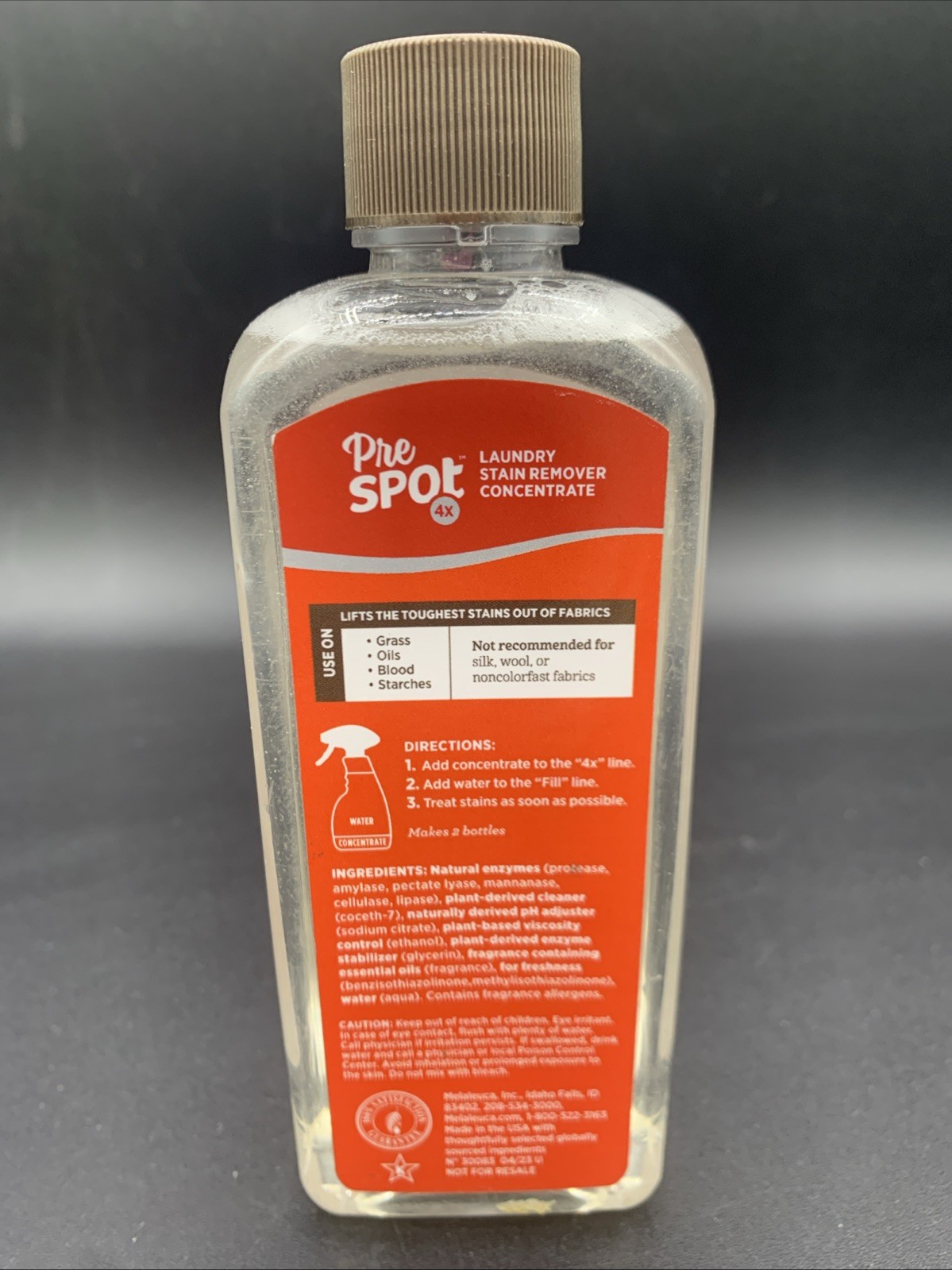 Melaleuca 4X Ecosense PreSpot Concentrate Natural Laundry Stain Remover 8 oz NEW