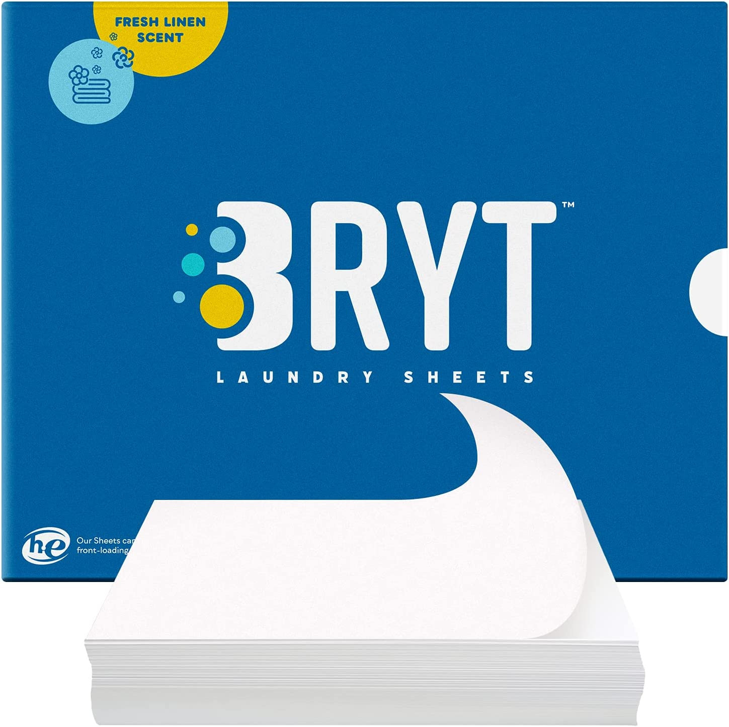 Laundry Detergent Sheets Eco Friendly Light Fresh Scent 50 Pack Detergent Strip